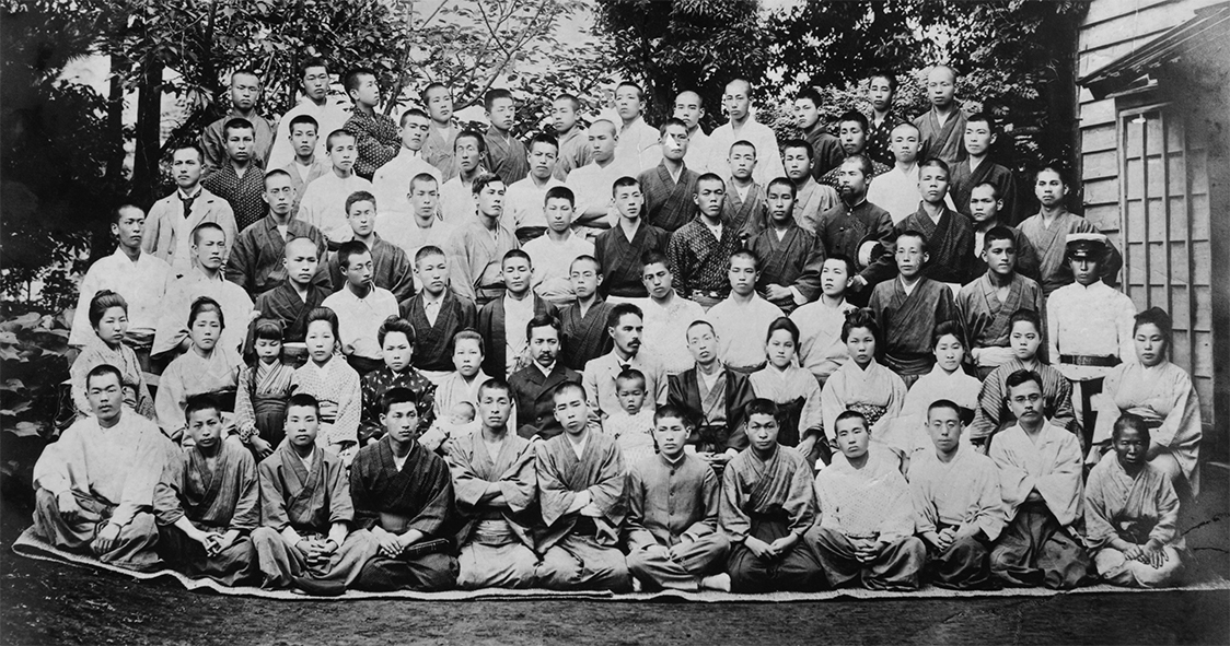 1902年（明治35年）7月、内村鑑三第3回夏期講習会に集った人々