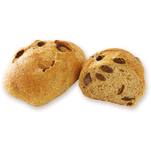 Whole wheat bread with raisin