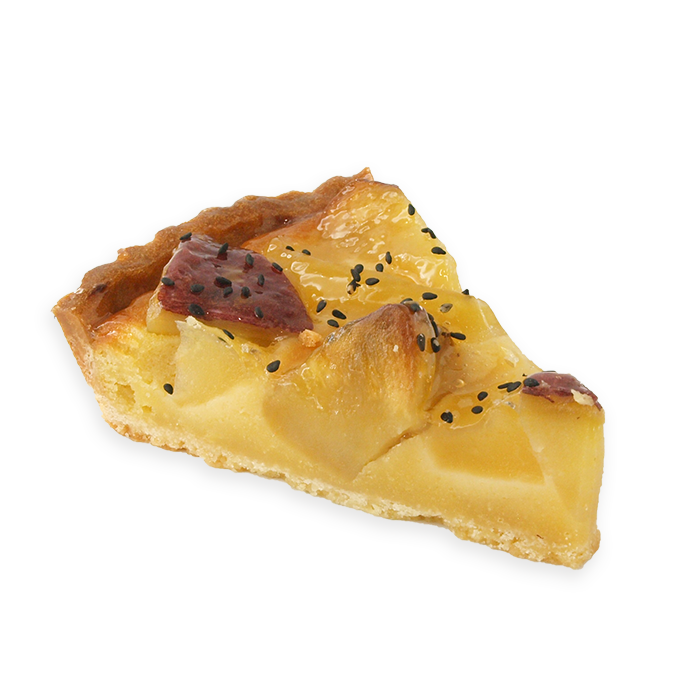 紅はるか芋とりんごの焼きタルト
