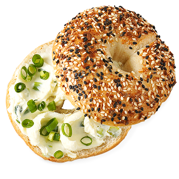 京ベーぐるサンド クリームチーズとネギ